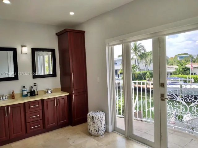 a view of a livingroom with a flat screen tv