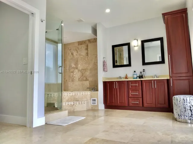 a view of staircase with white walls and windows