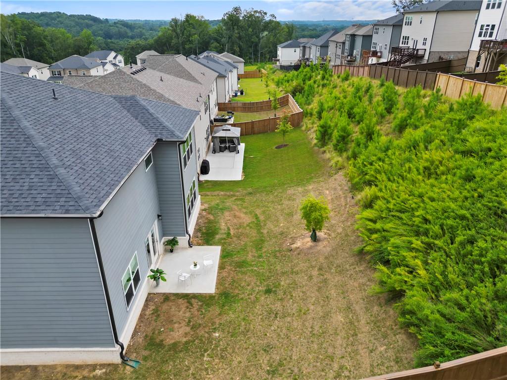 4780 Mock Orange Street Atlanta, GA 30331 - Photo 46 of 47 an aerial view of residential houses with yard