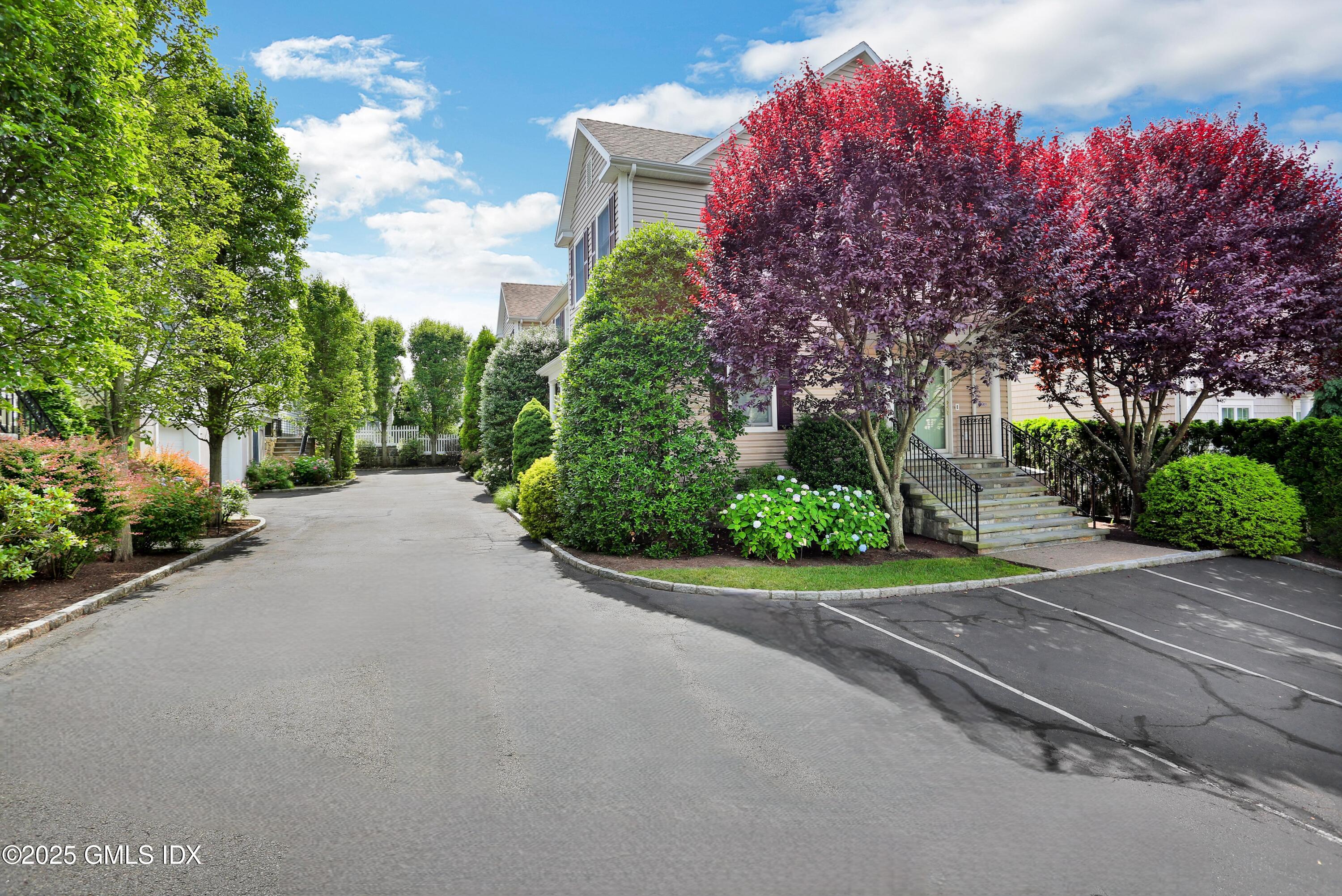 6 Rippowam Road, Unit A Cos Cob, CT 06807 - Photo 20 of 32 a view of a garden with a house