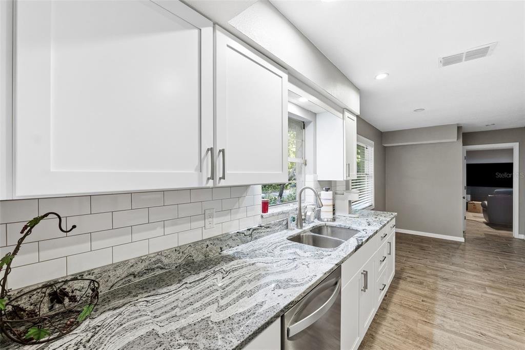 12210 State Street Tampa, FL 33635 - Photo 13 of 41 a kitchen with granite countertop a sink and a stove