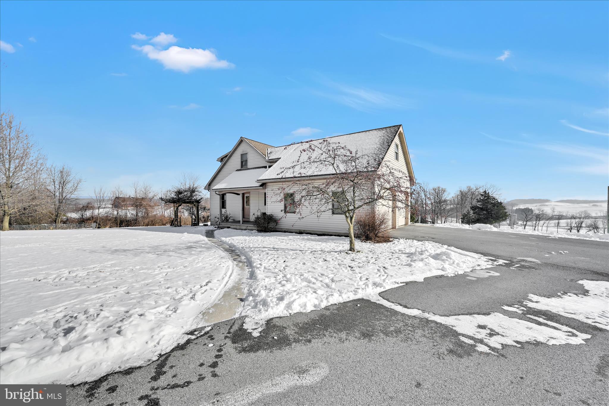 36 Host Road Womelsdorf, PA 19567 - Photo 14 of 78 a view of a house with a snow in the background