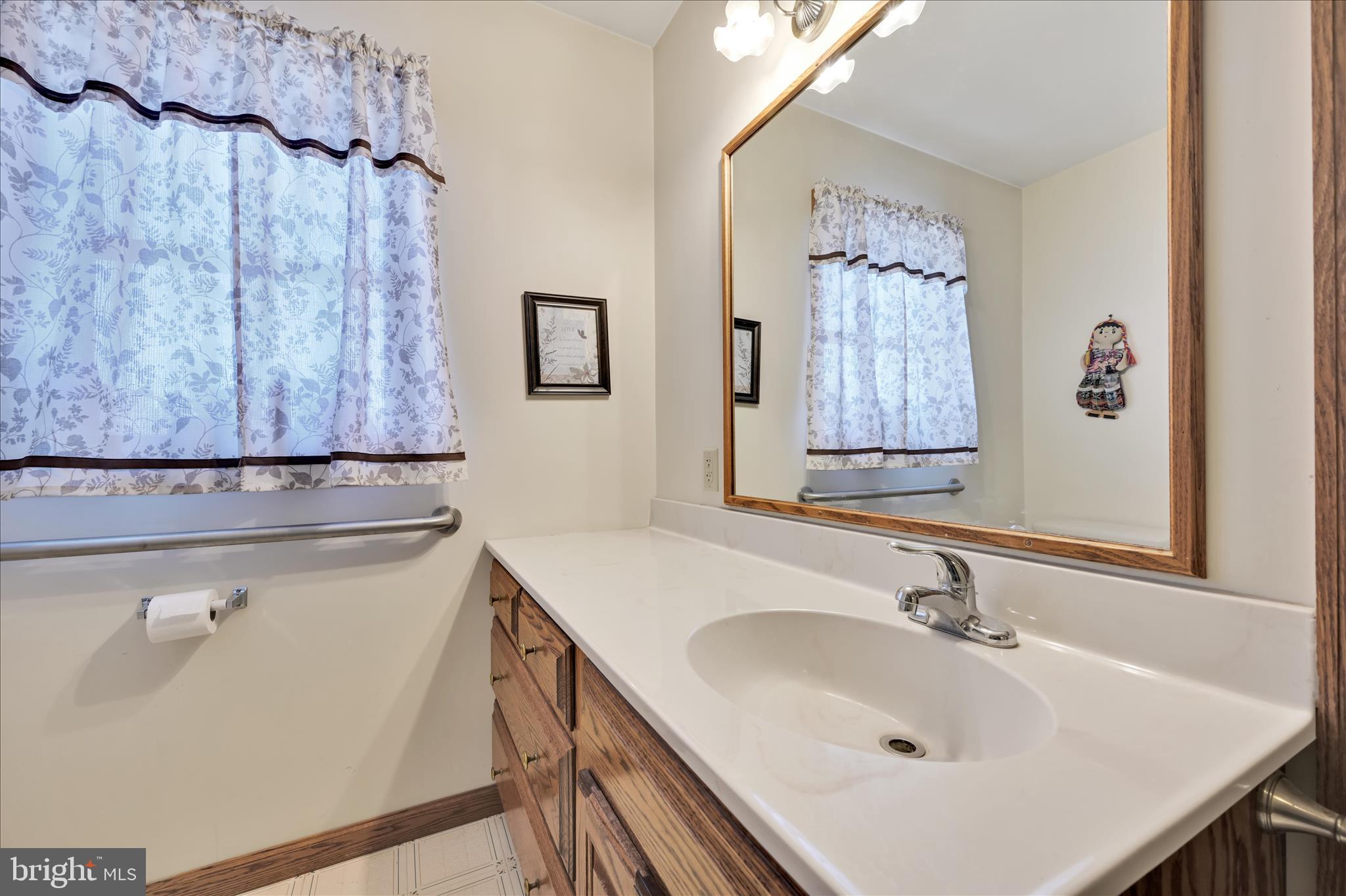 36 Host Road Womelsdorf, PA 19567 - Photo 30 of 78 a bathroom with a sink and a mirror