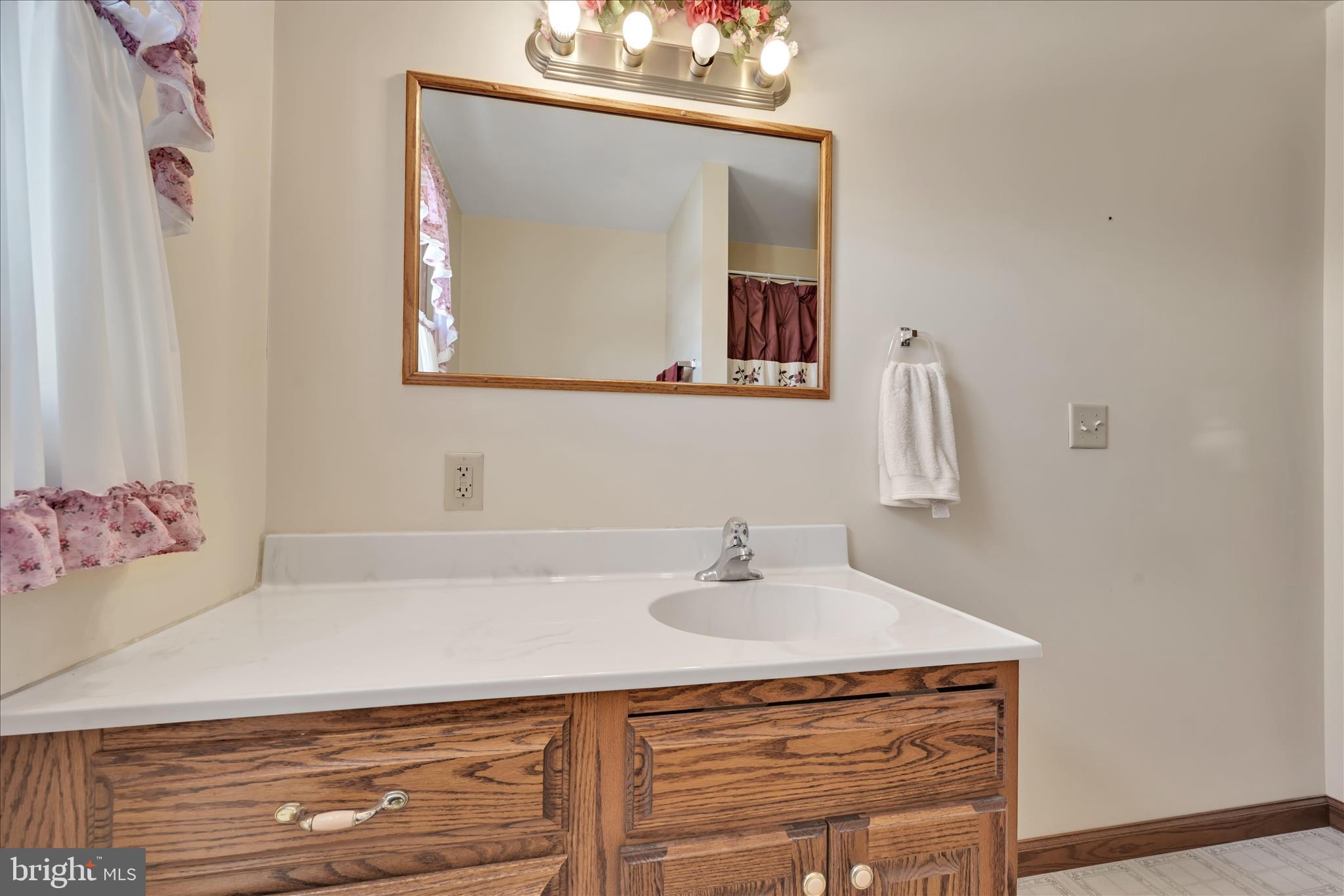 36 Host Road Womelsdorf, PA 19567 - Photo 50 of 78 a bathroom with a sink vanity and a mirror