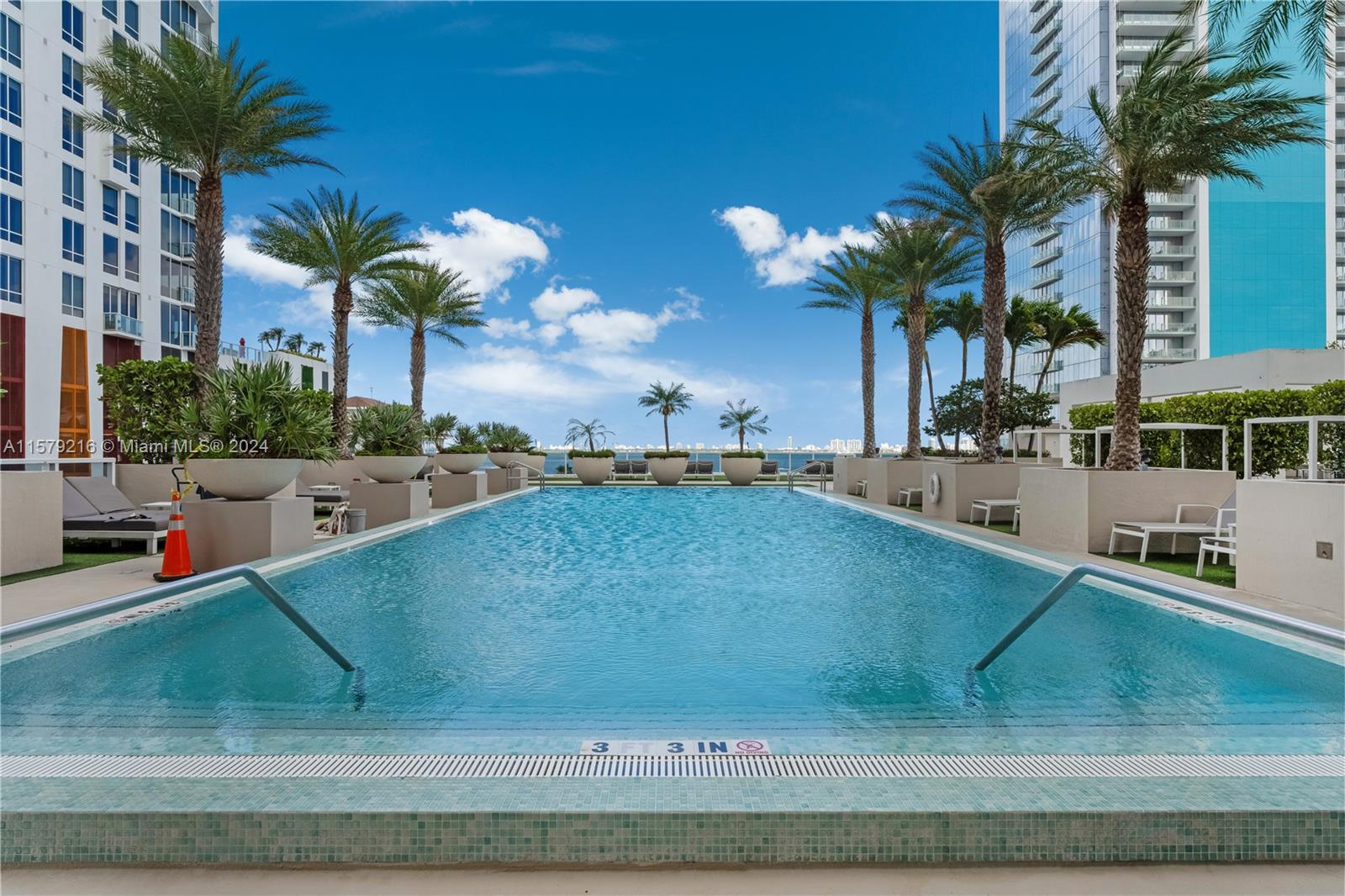 600 Northeast 27th Street, Unit 705 Miami, FL 33137 - Photo 11 of 16 A pool with a view
