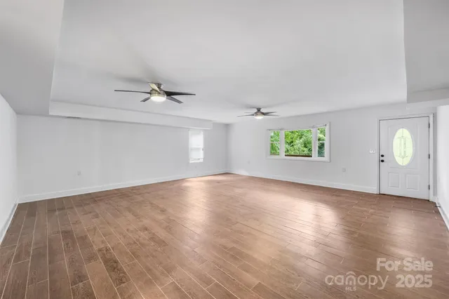 wooden floor in an empty room