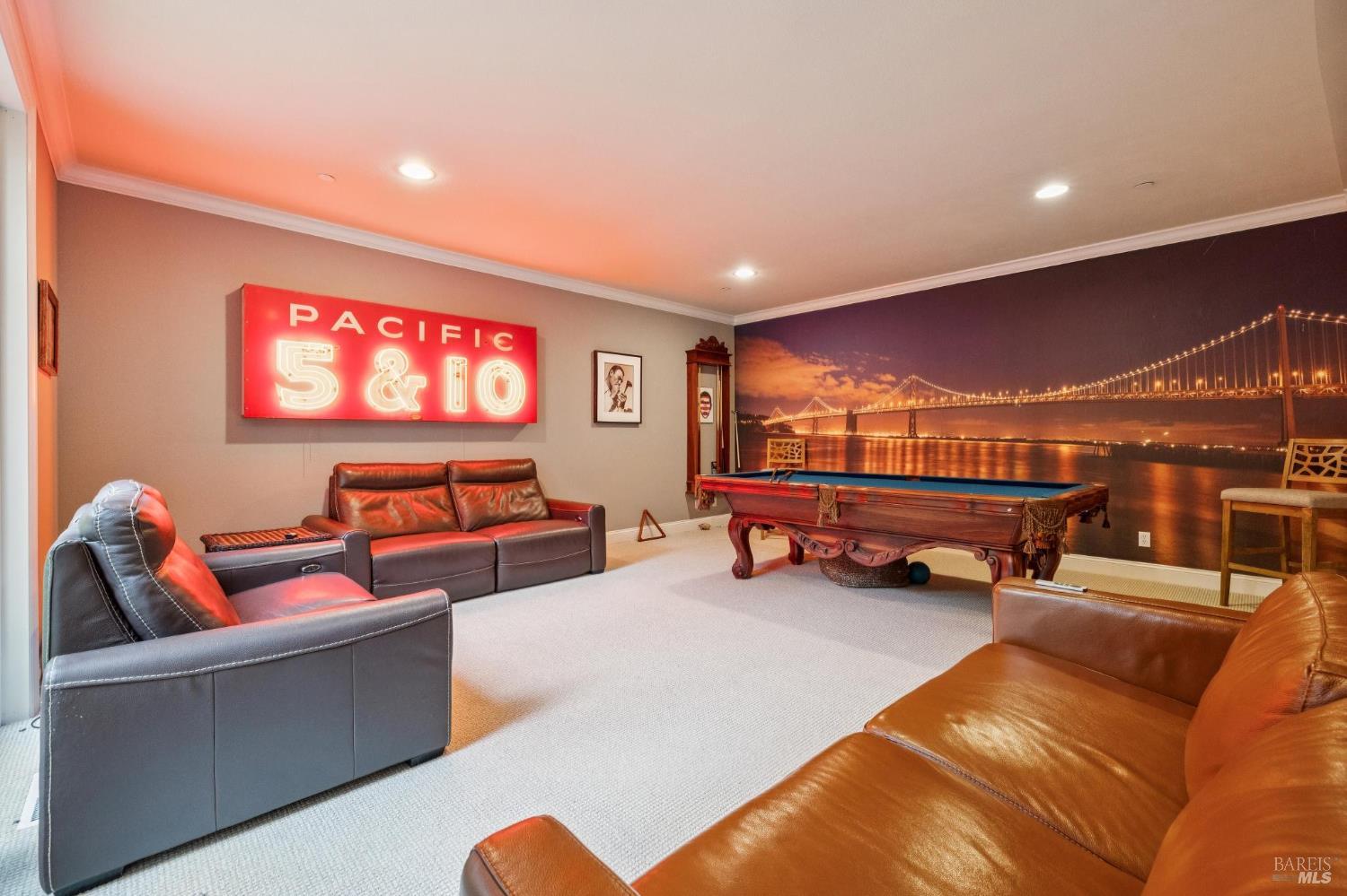 2588 Vineyard Road Novato, CA 94947 - Photo 55 of 69 The downstairs family room gives you room to spread out.