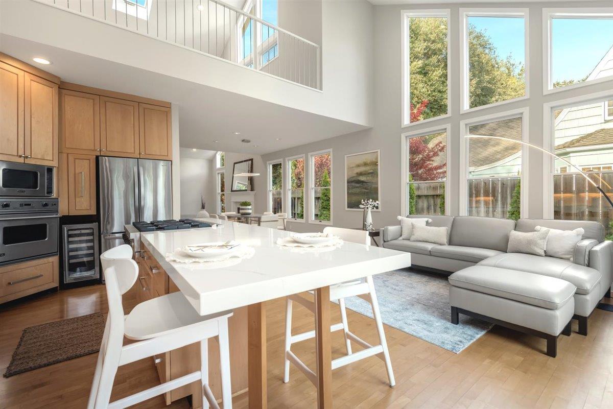 1825 West Middlefield Road Mountain View, CA 94043 - Photo 2 of 42 a view of a dining room with furniture window and wooden floor