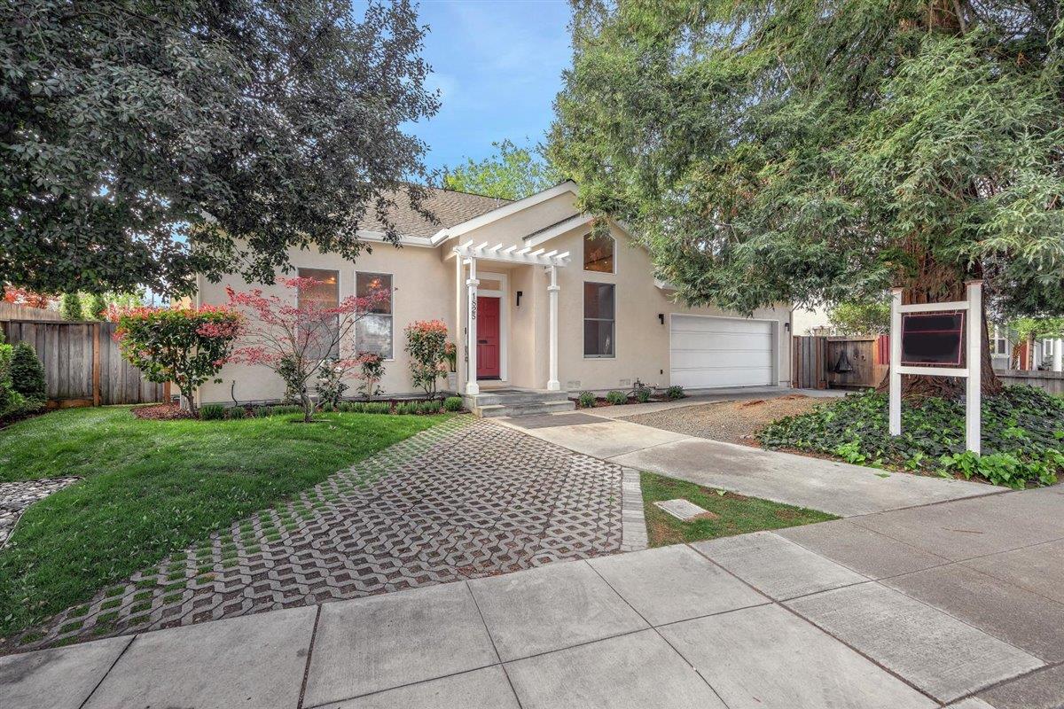 1825 West Middlefield Road Mountain View, CA 94043 - Photo 5 of 42 front view of a house with a patio