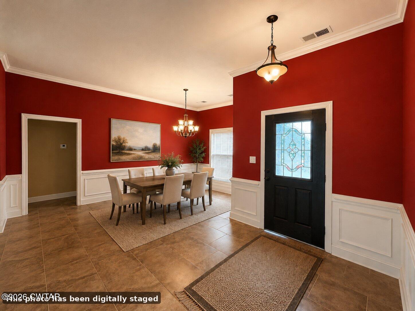 8 Reflection Cove Jackson, TN 38305 - Photo 5 of 18 Staged_Dining_and_Foyer_Area
