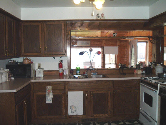 305 Jefferson Street Ridott, IL 61067 - Photo 5 of 5 a kitchen with stainless steel appliances granite countertop a sink stove and cabinets