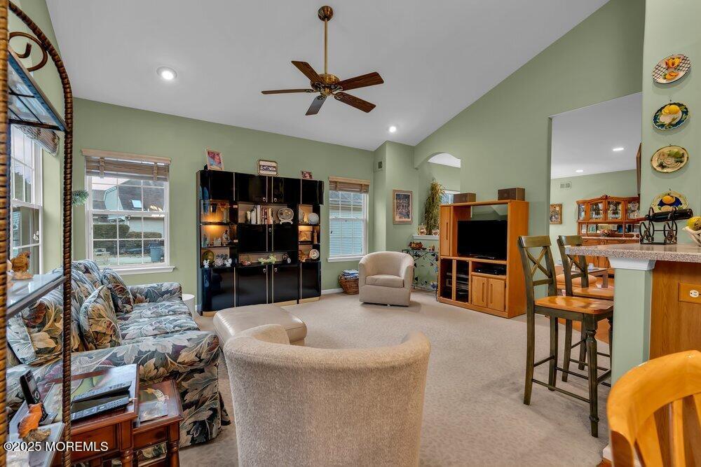 54 Drayton Road Manchester Township, NJ 08759 - Photo 13 of 93 a living room with furniture and a flat screen tv