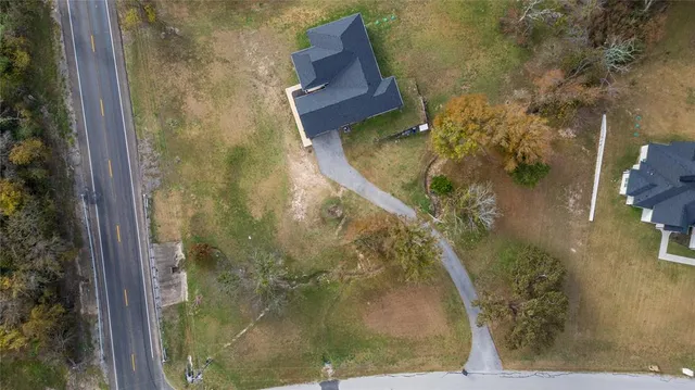 a bird view of a house