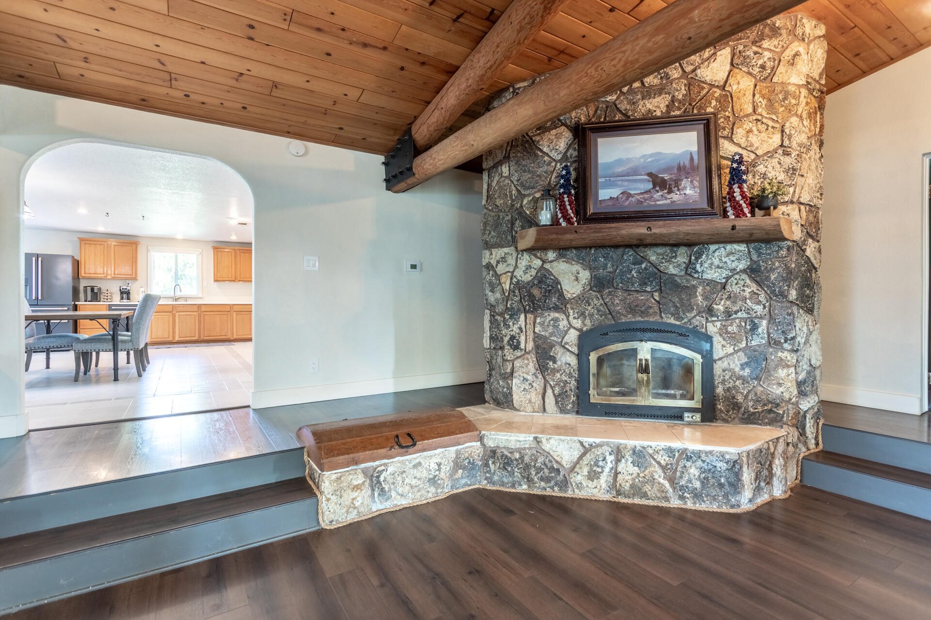 4832 Balls Ferry Road Anderson, CA 96007 - Photo 27 of 51 a living room with furniture and a fireplace