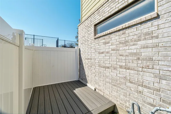 a view of outdoor space and deck