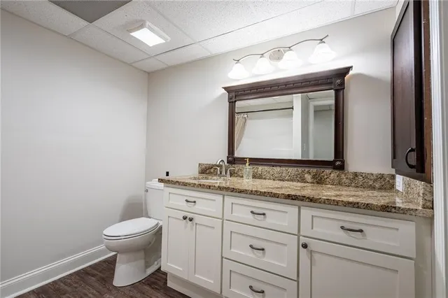 a view of a electric appliances in a room