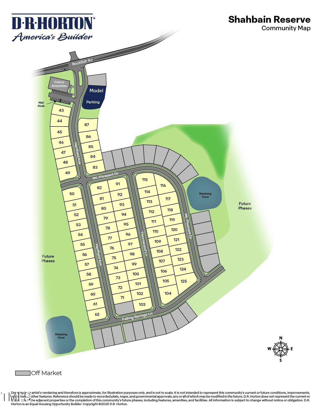 117 Rashford Way Raeford, NC 28376 - Photo 36 of 37 Shahbain Reserve - Site Map