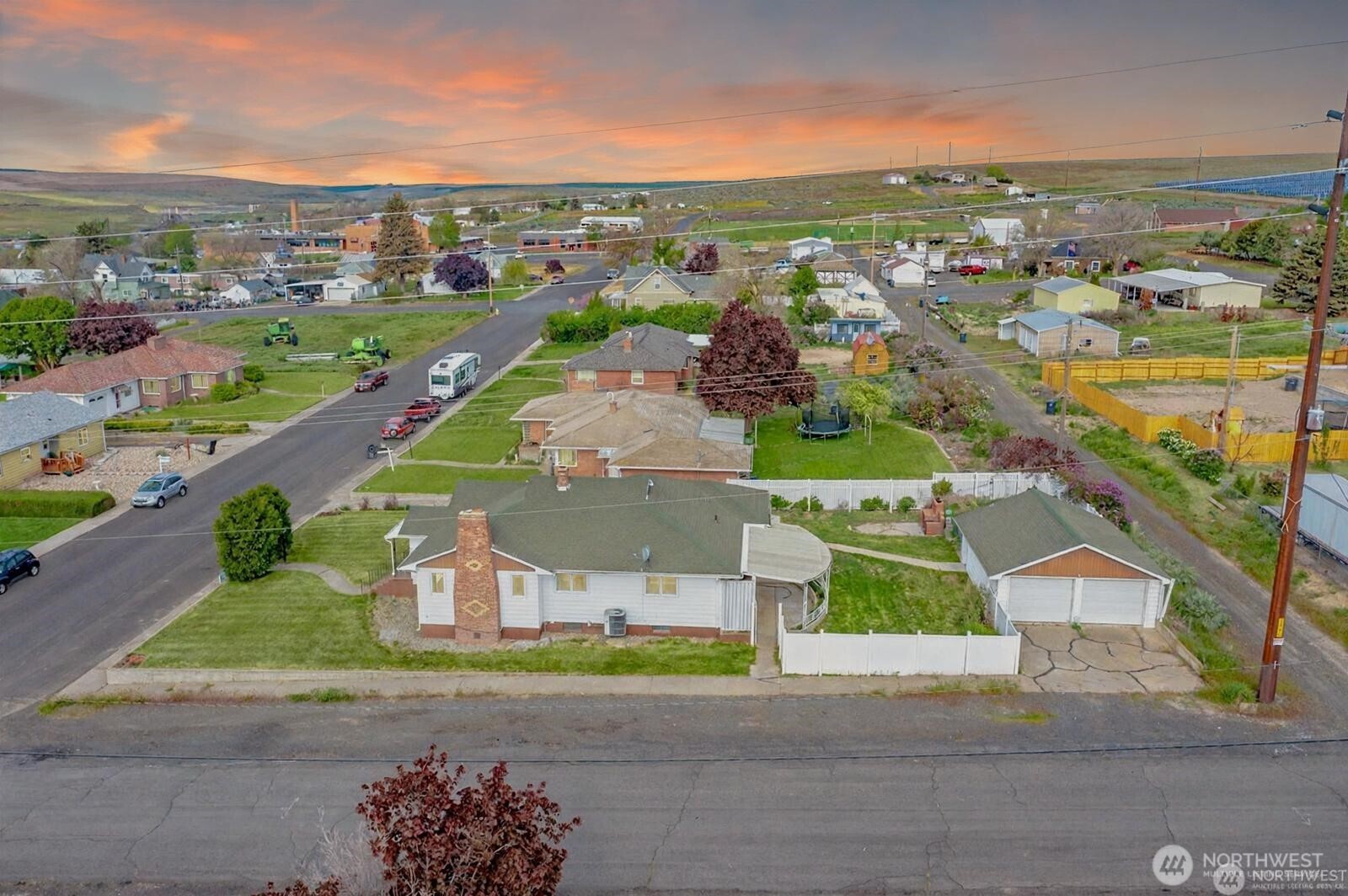 113 East 6th Street Lind, WA 99341 - Photo 35 of 38 an aerial view of a city