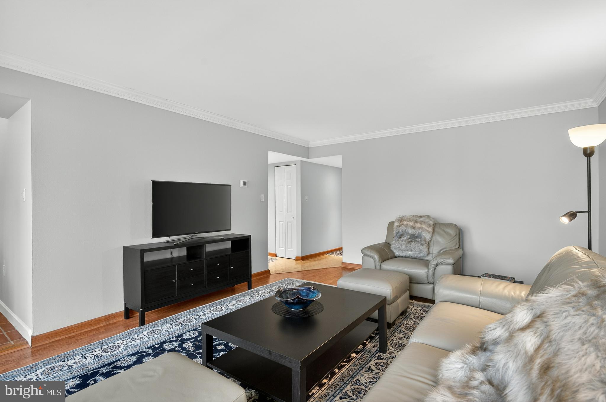 1536 Northgate Square, Unit 21 Reston, VA 20190 - Photo 13 of 50 a living room with furniture and a flat screen tv