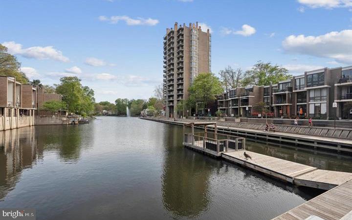 1536 Northgate Square, Unit 21 Reston, VA 20190 - Photo 38 of 50 a view of a lake with a city