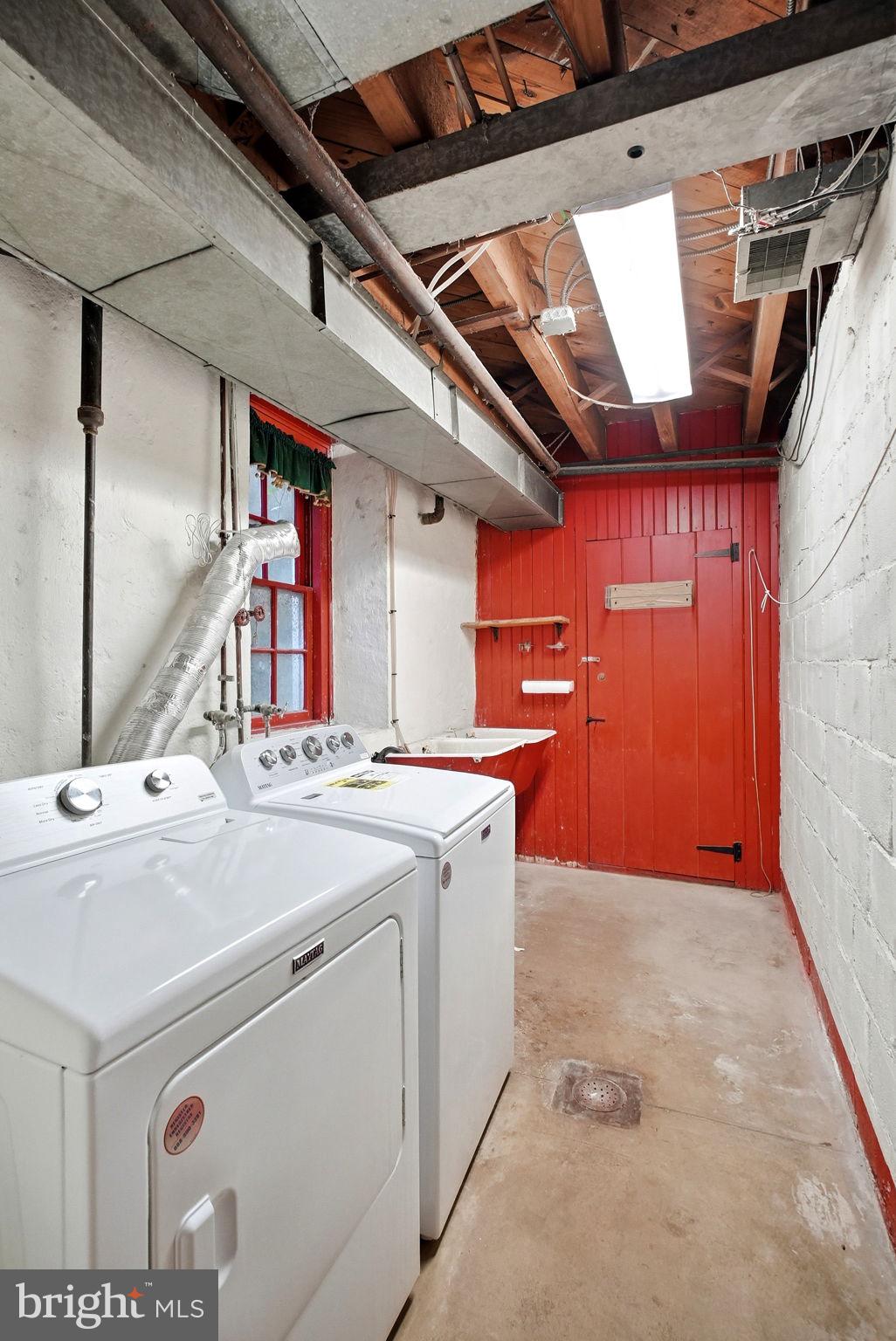 419 Riverview Road Swarthmore, PA 19081 - Photo 46 of 70 a utility room with dryer and washer