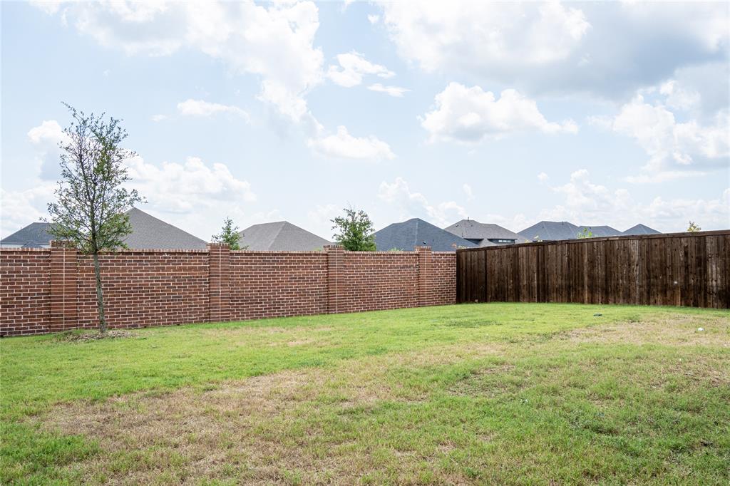 348 Braves Way Lavon, TX 75166 - Photo 28 of 29 a view of a yard with wooden fence
