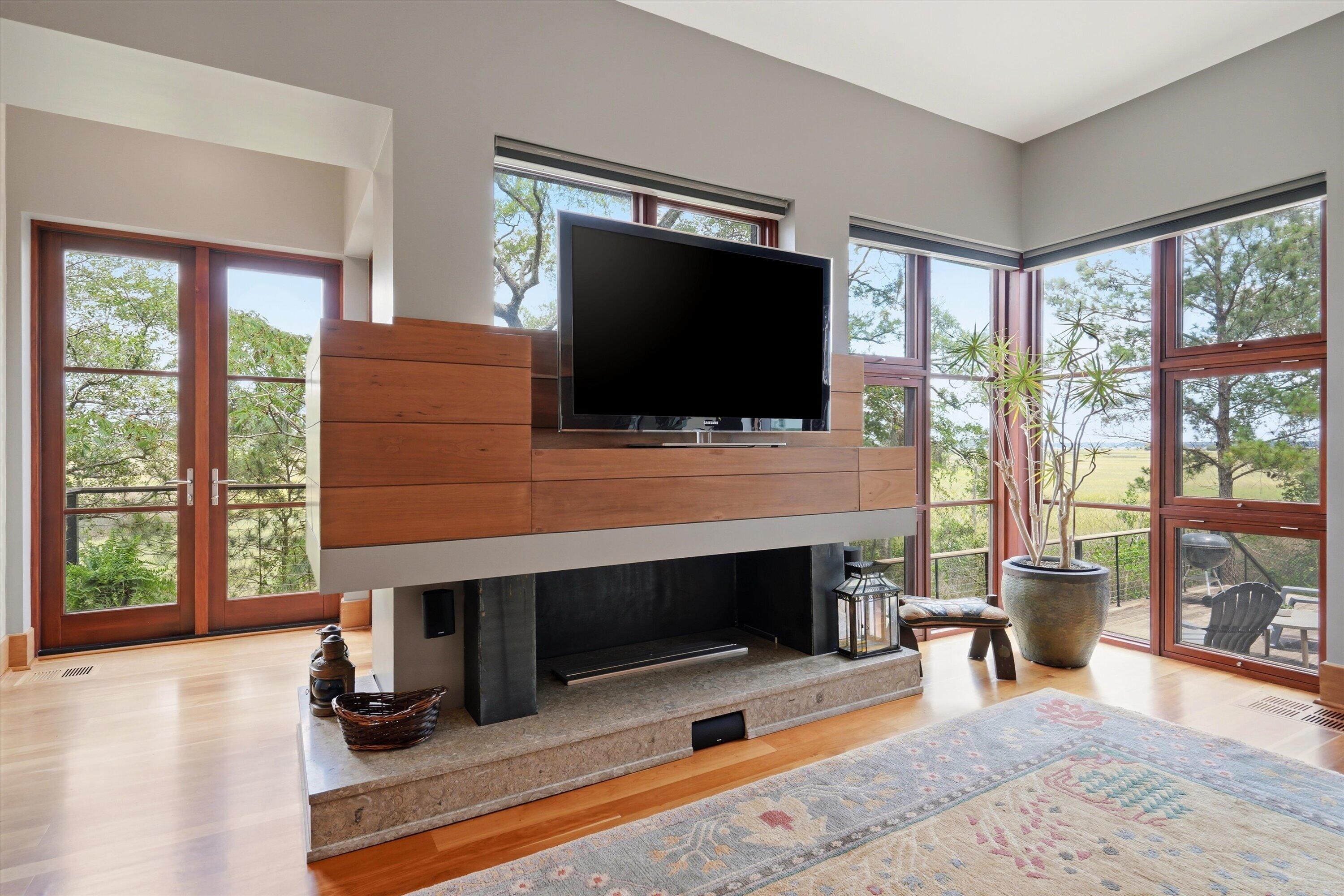 2415 Rice Pond Road Charleston, SC 29414 - Photo 16 of 73 living room fireplace