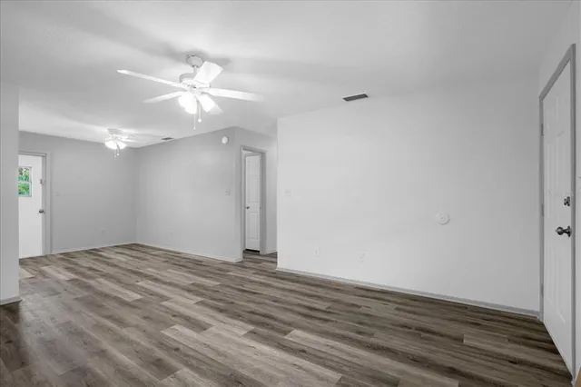wooden floor in an empty room