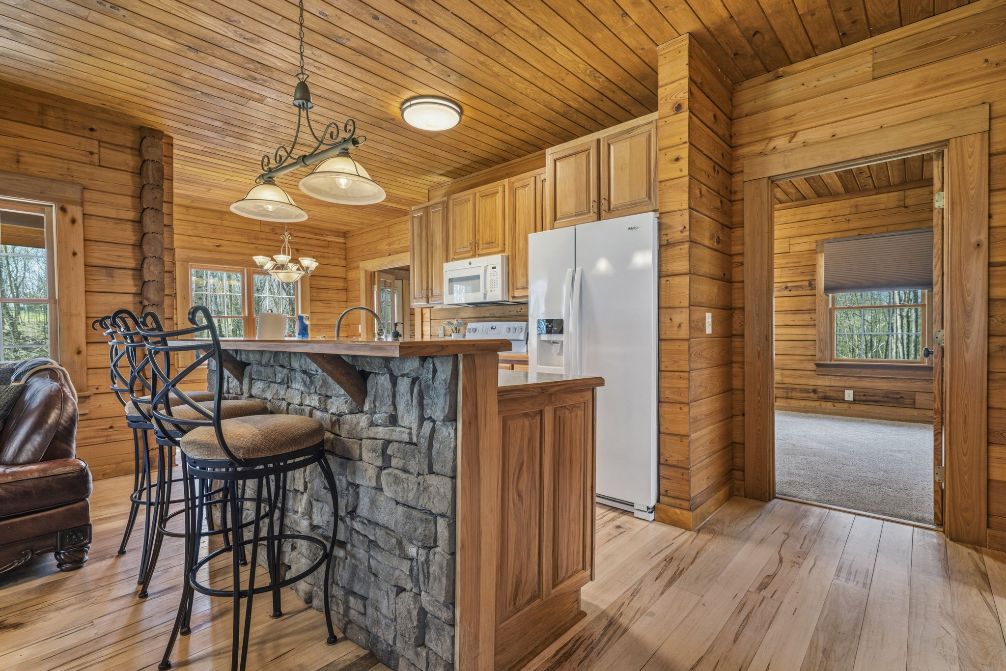 112 Settlers Point Road Fountain Run, KY 42133 - Photo 12 of 30 a view of a kitchen with a table and chairs