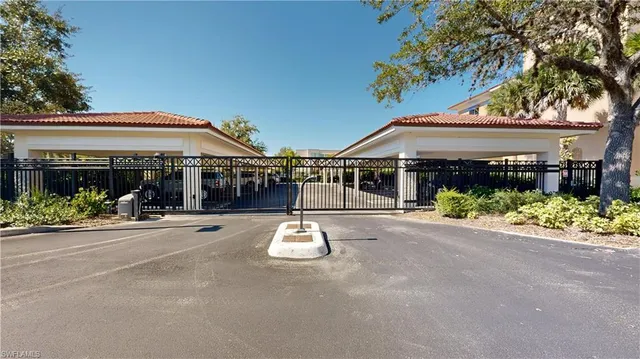 a view of a building with a street