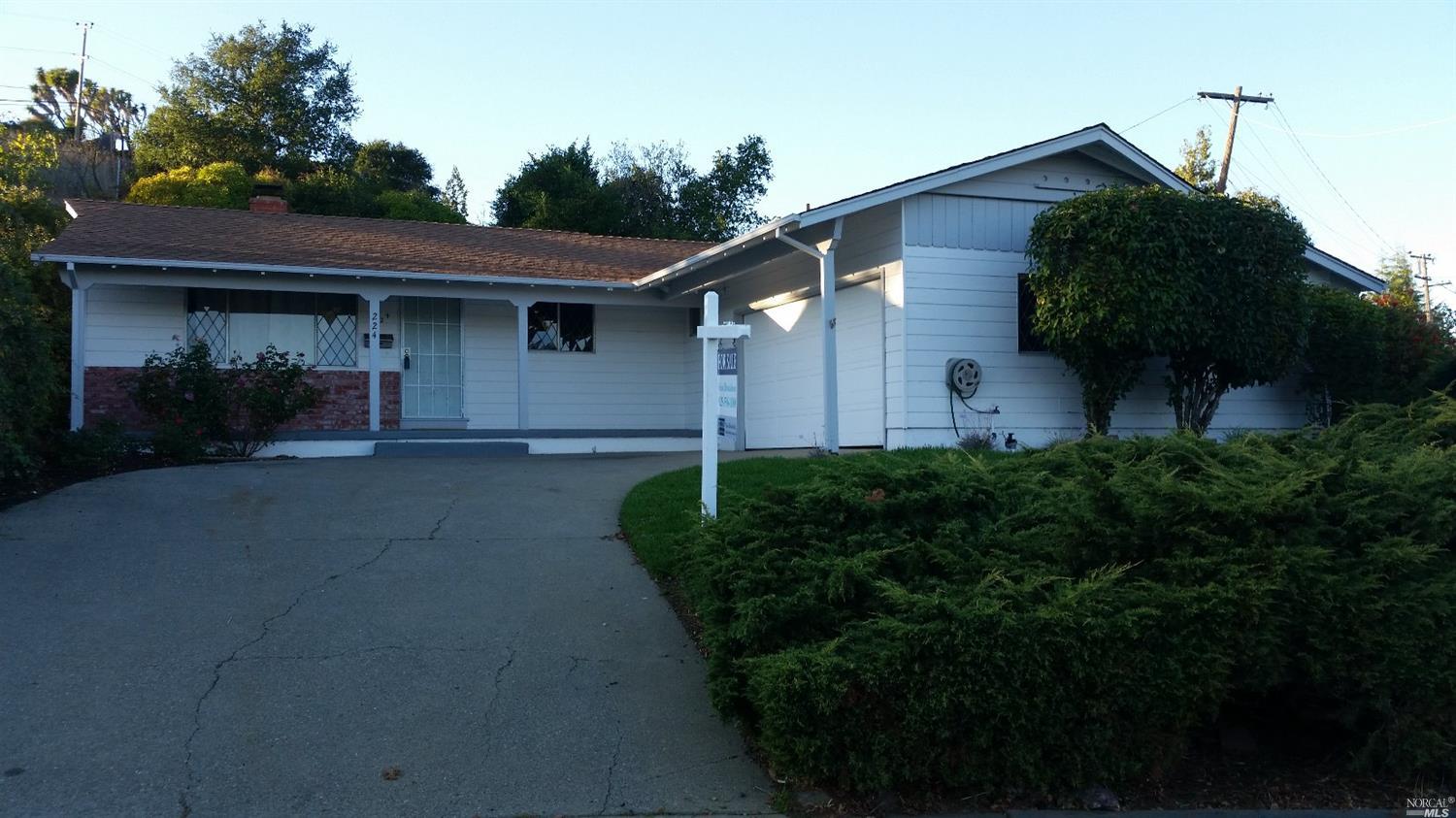224 Bergwall Way Vallejo, CA 94591 - Photo 1 of 1 a backyard of a house with lots of green space