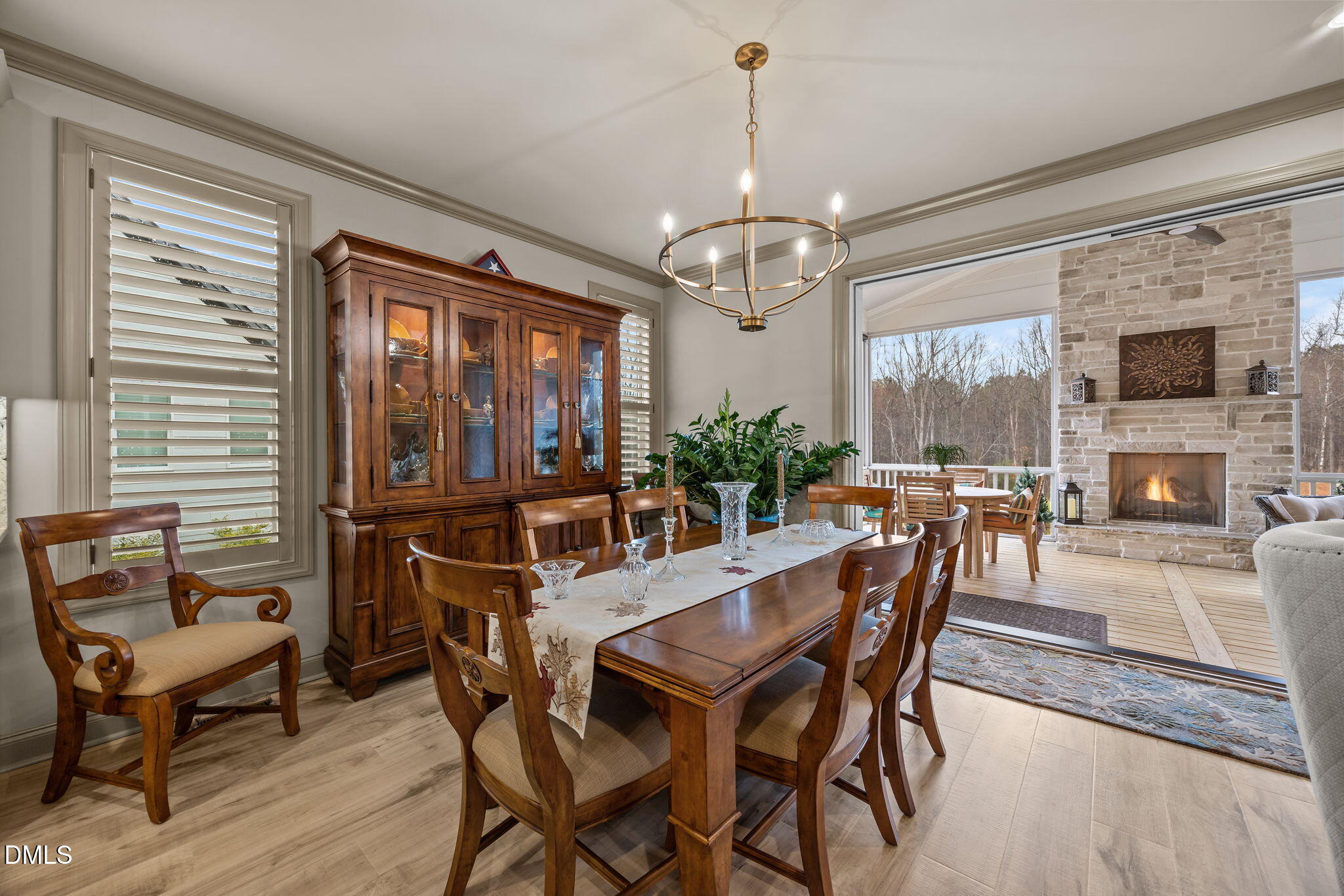 1748 Deacon Fls Way Wendell, NC 27591 - Photo 4 of 51 a view of a dining room with furniture window and outside view
