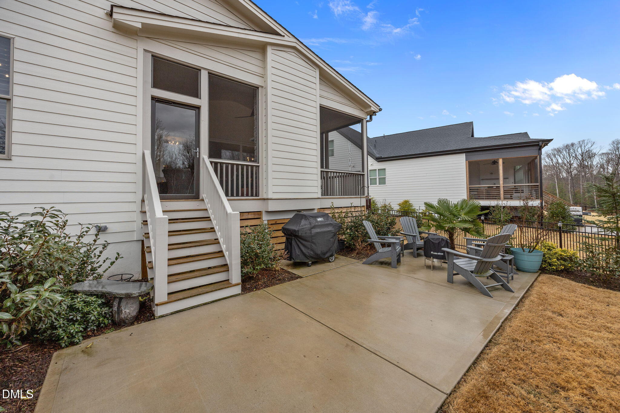 1748 Deacon Fls Way Wendell, NC 27591 - Photo 48 of 51 a view of the patio with chairs and plants