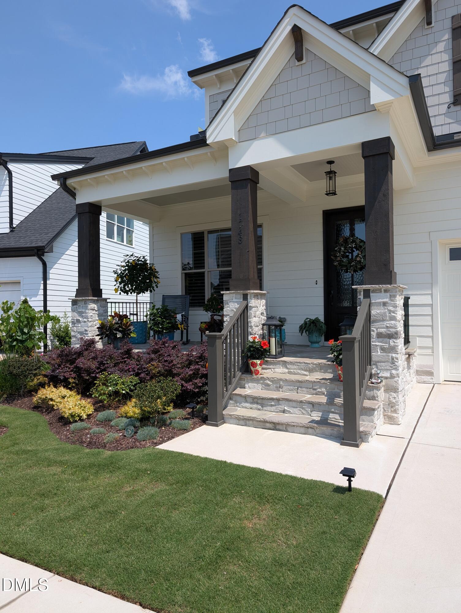 1748 Deacon Fls Way Wendell, NC 27591 - Photo 6 of 51 Cedar beams w/Stone accents