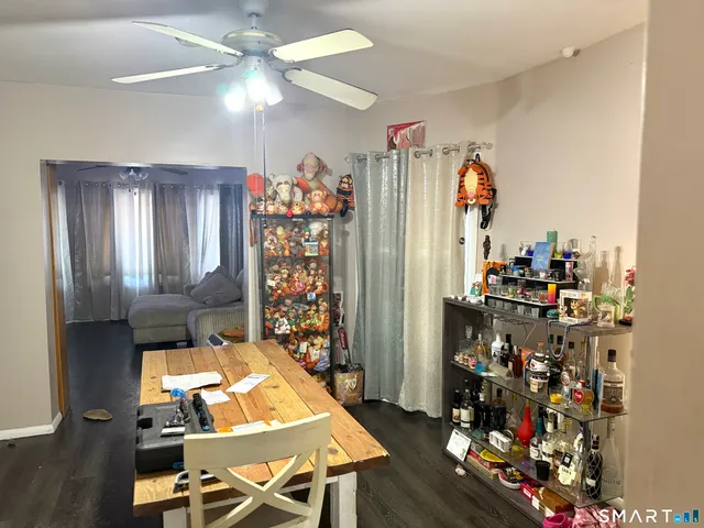 a room with musical instruments