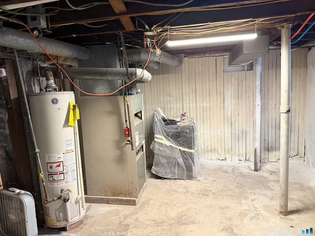 a view of water heater room
