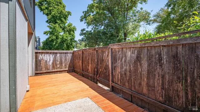 a view of an front door