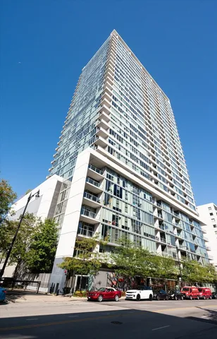 a front view of a building