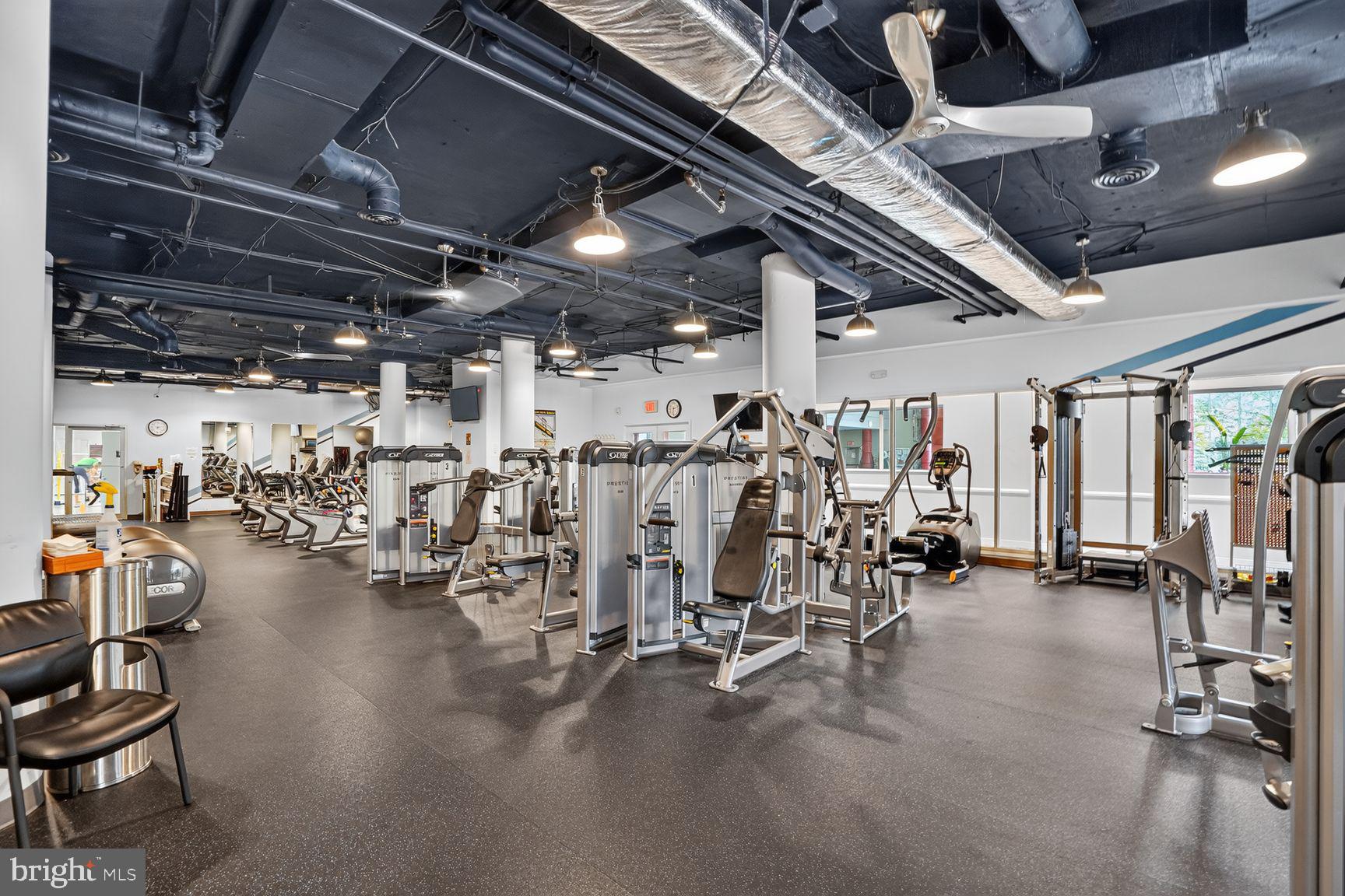 19385 Cypress Ridge Terrace, Unit 903 Leesburg, VA 20176 - Photo 23 of 37 Fully equipped gym for senior fitness