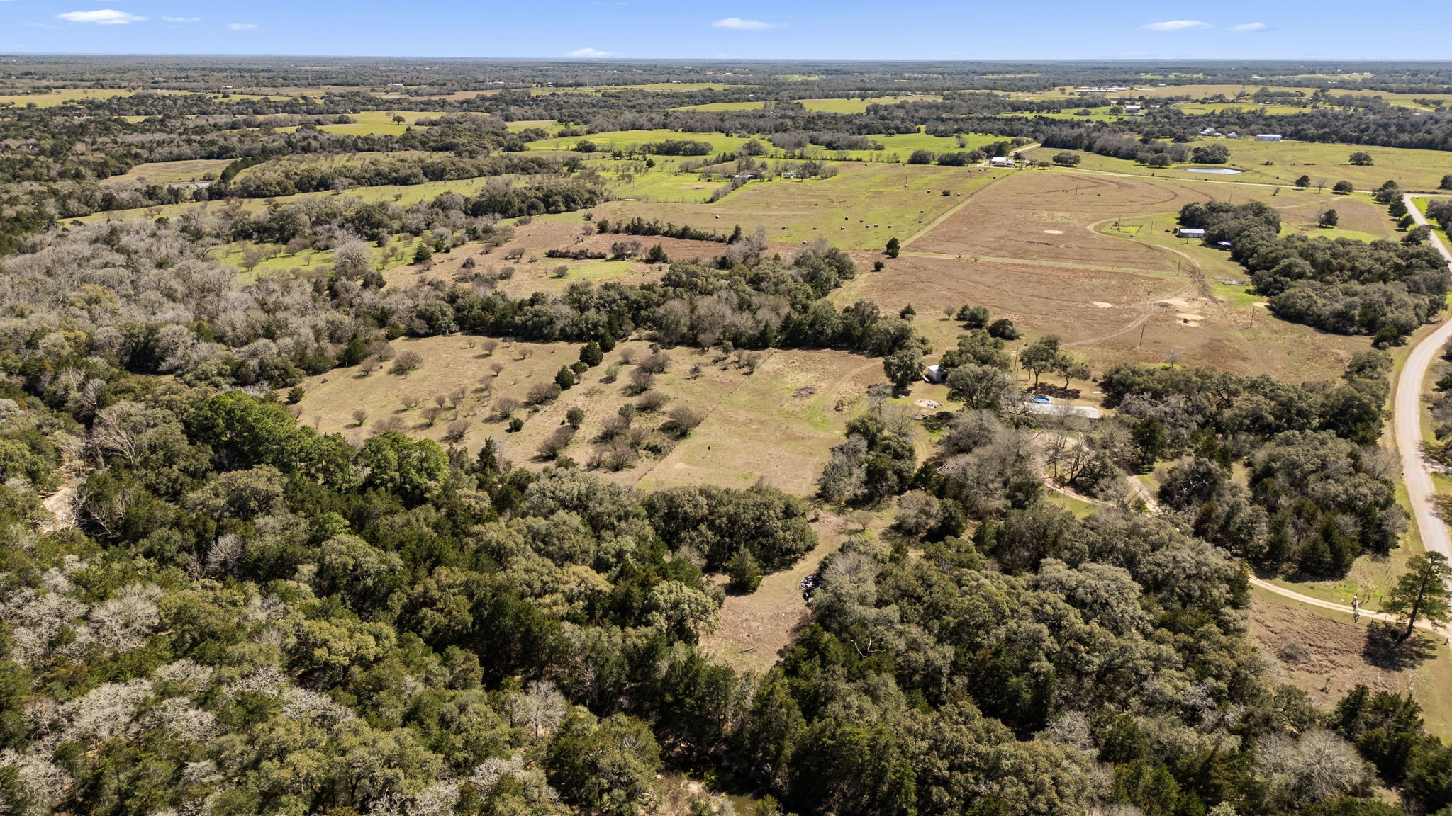 209 Cr 209 Road Weimar, TX 78962 - Photo 8 of 16 an aerial view of residential houses with outdoor space