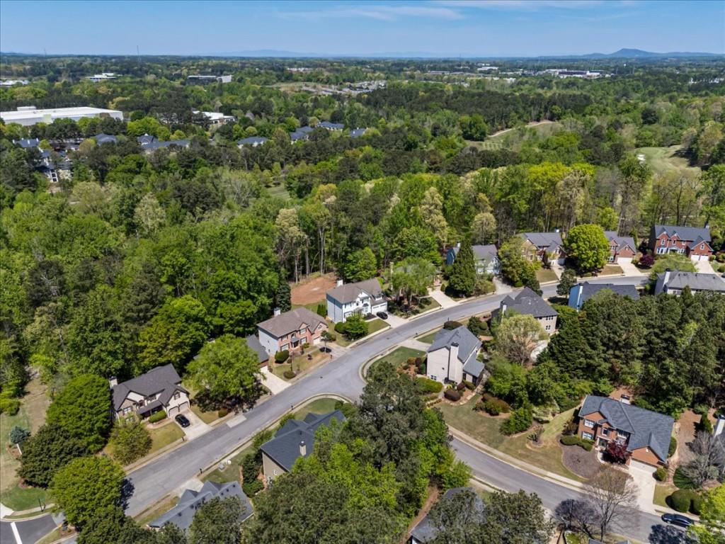 1110 Compass Pointe Crossing Alpharetta, GA 30005 - Photo 54 of 55 an aerial view of a city with lots of residential buildings