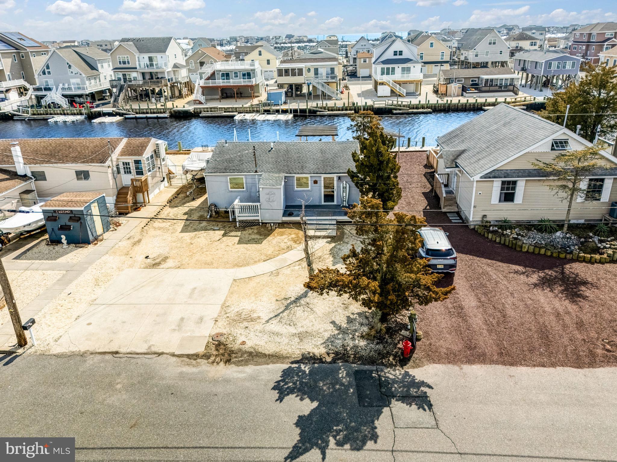 80 Dolphin Road Tuckerton, NJ 08087 - Photo 4 of 33 an aerial view of a house with a lake view