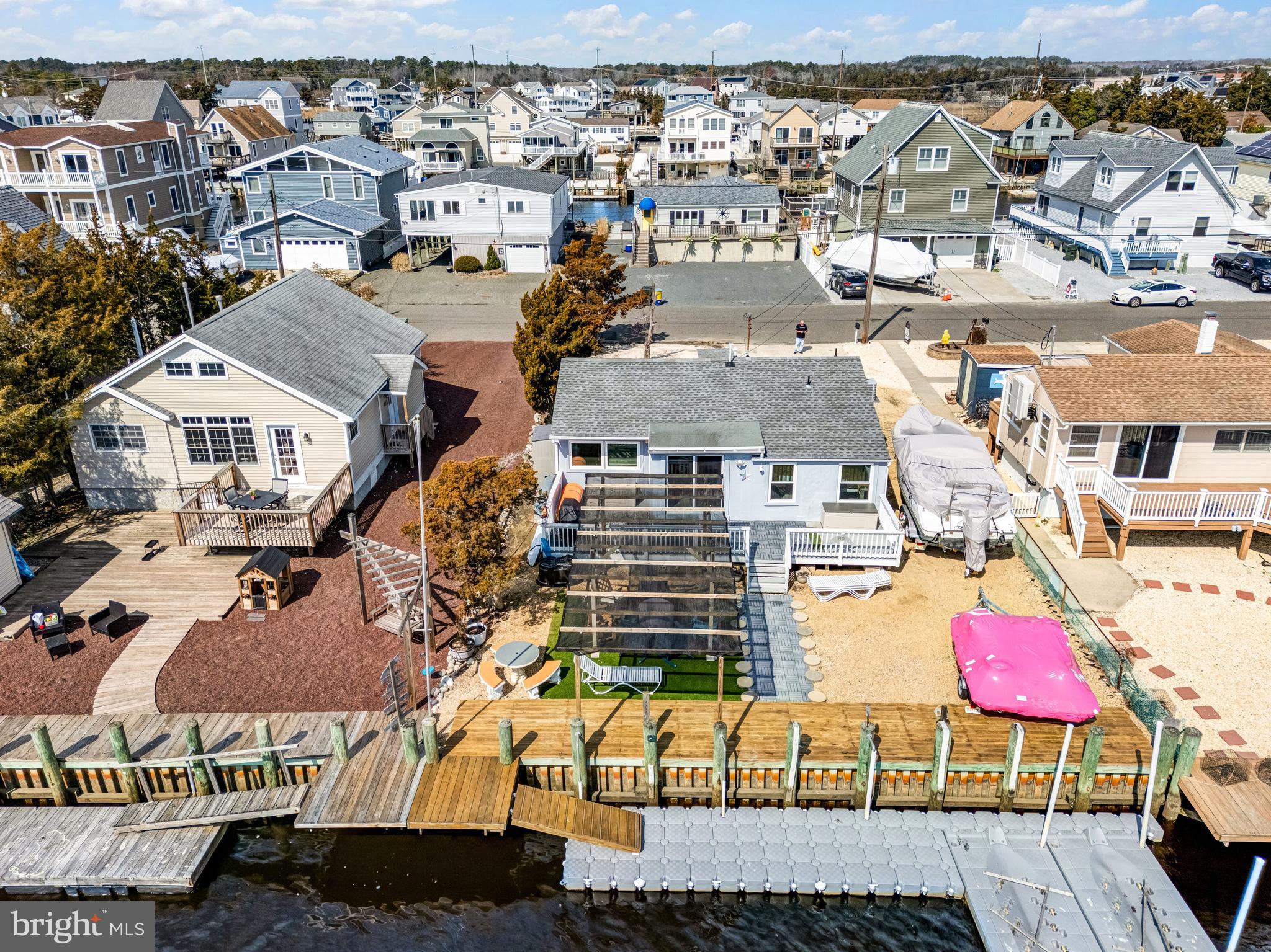 80 Dolphin Road Tuckerton, NJ 08087 - Photo 10 of 33 an aerial view of a house with a ocean view