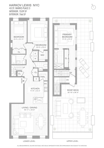 $2,399,000 | 43 St Marks Place, Unit 3 | Boerum Hill