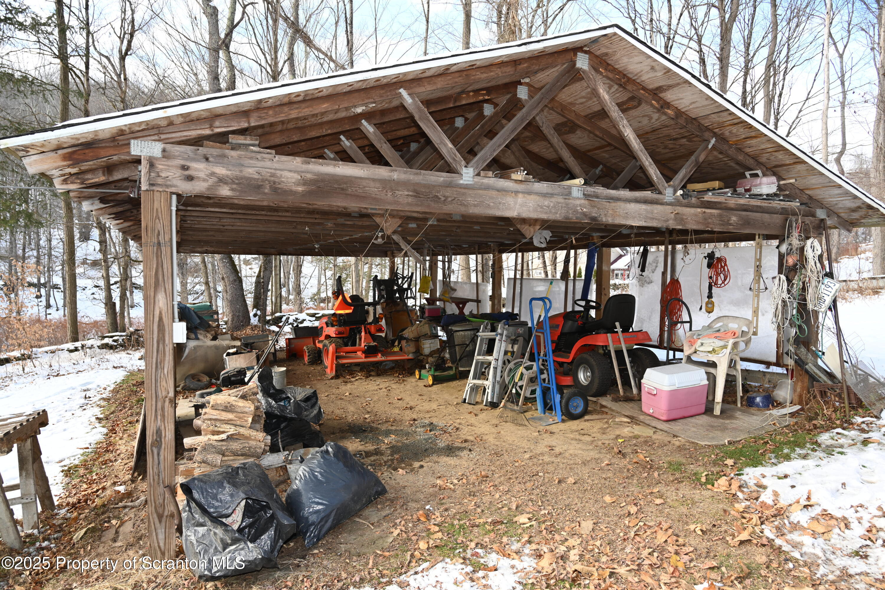 358 Barney Hollow Road Nicholson, PA 18446 - Photo 47 of 61 a view of a storage room with a lot of stuff