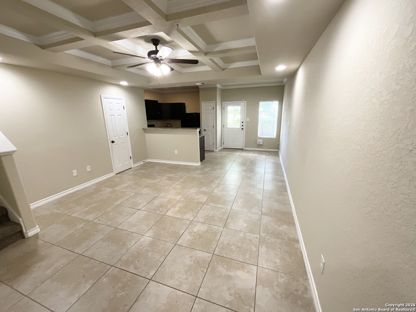 16820 Dancing Ava, Unit 2 Selma, TX 78154 - Photo 3 of 28 a view of hallway with a window and a ceiling fan