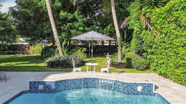 front view of house with a patio