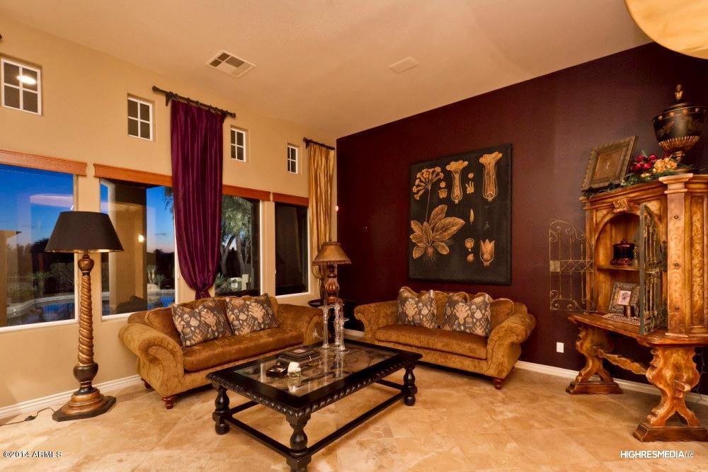 9543 East Mountain Spring Road Scottsdale, AZ 85255 - Photo 12 of 35 Formal Living