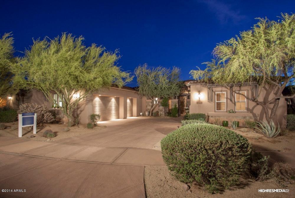 9543 East Mountain Spring Road Scottsdale, AZ 85255 - Photo 3 of 35 Front Elevation
