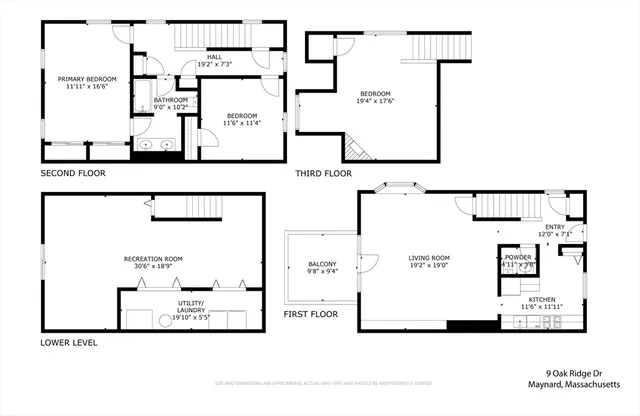 $469,900 | 9 Oak Ridge Drive, Unit 6, Maynard, MA 01754